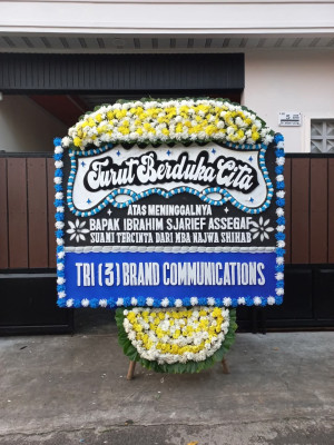 Papan Bunga Duka di Gandaria